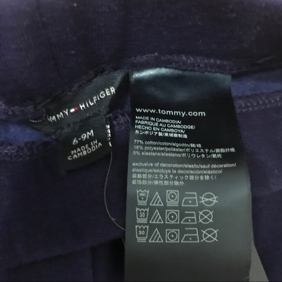 NWT, Tommy Hilfiger hoodie and pants, 6-9 m - Picture 6 of 8